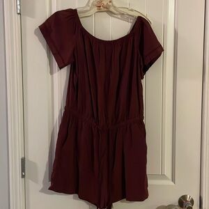 Maroon romper